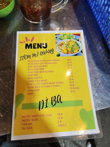 Tiệm Mì Xứ Quảng Dì Ba - Quận 11